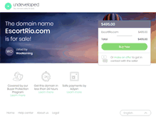 Tablet Screenshot of escortrio.com